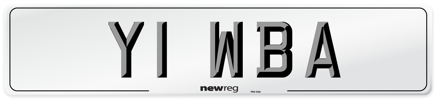 Y1 WBA Number Plate from New Reg